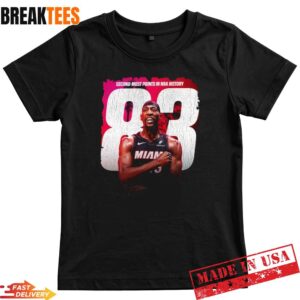 The Ultimate Bam Adebayo 83-Point Game T-Shirt – Exclusive Fan Gear