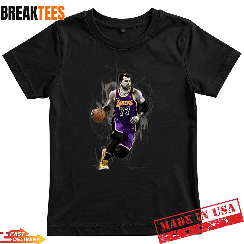 Luka Doncic Los Angeles Lakers Basketball Shirt Luka Doncic Los Angeles Lakers Basketball Shirt