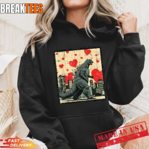 Valentines Day Kaiju Japanese Monster Hearts Hoodie.jpg