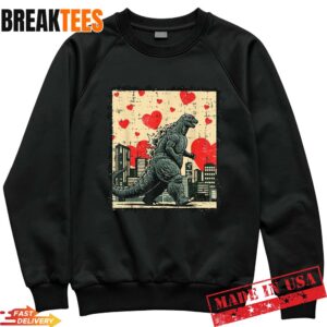 Valentines Day Kaiju Japanese Monster Hearts Sweatshirt.jpg