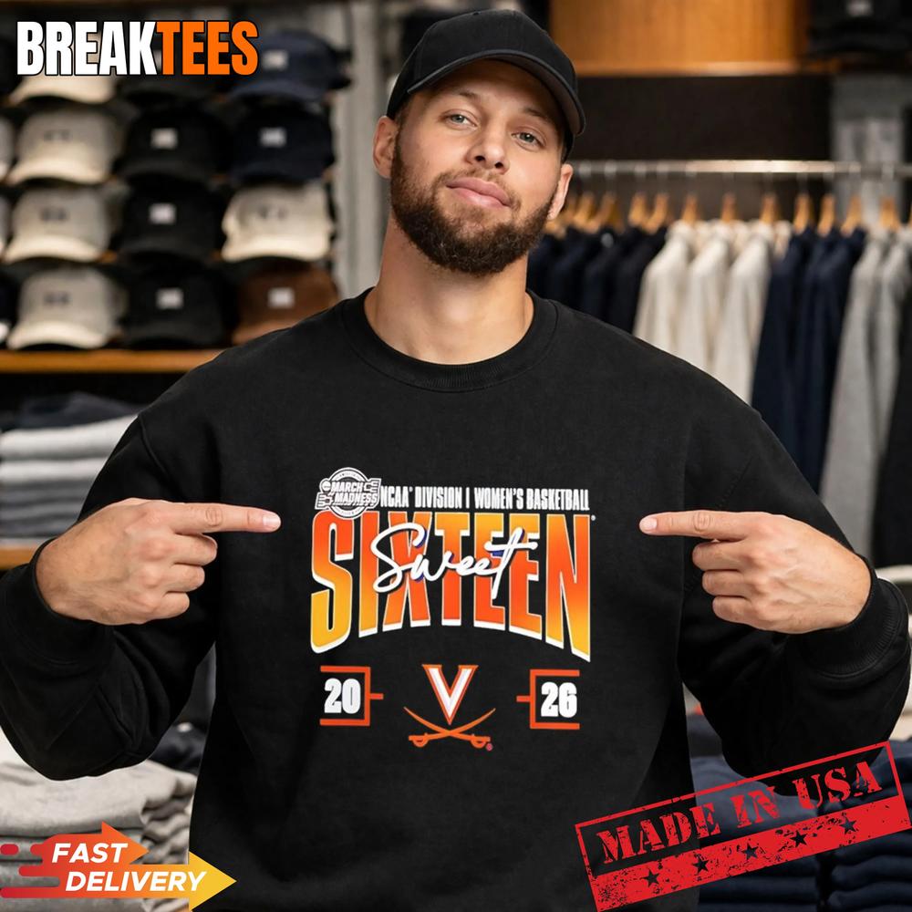 2026 March Madness Sweet 16 Virginia Cavaliers NCAA Women’s Basketball Tournament Shirt 2026 March Madness Sweet 16 Virginia Cavaliers NCAA Women’s Basketball Tournament Shirt
