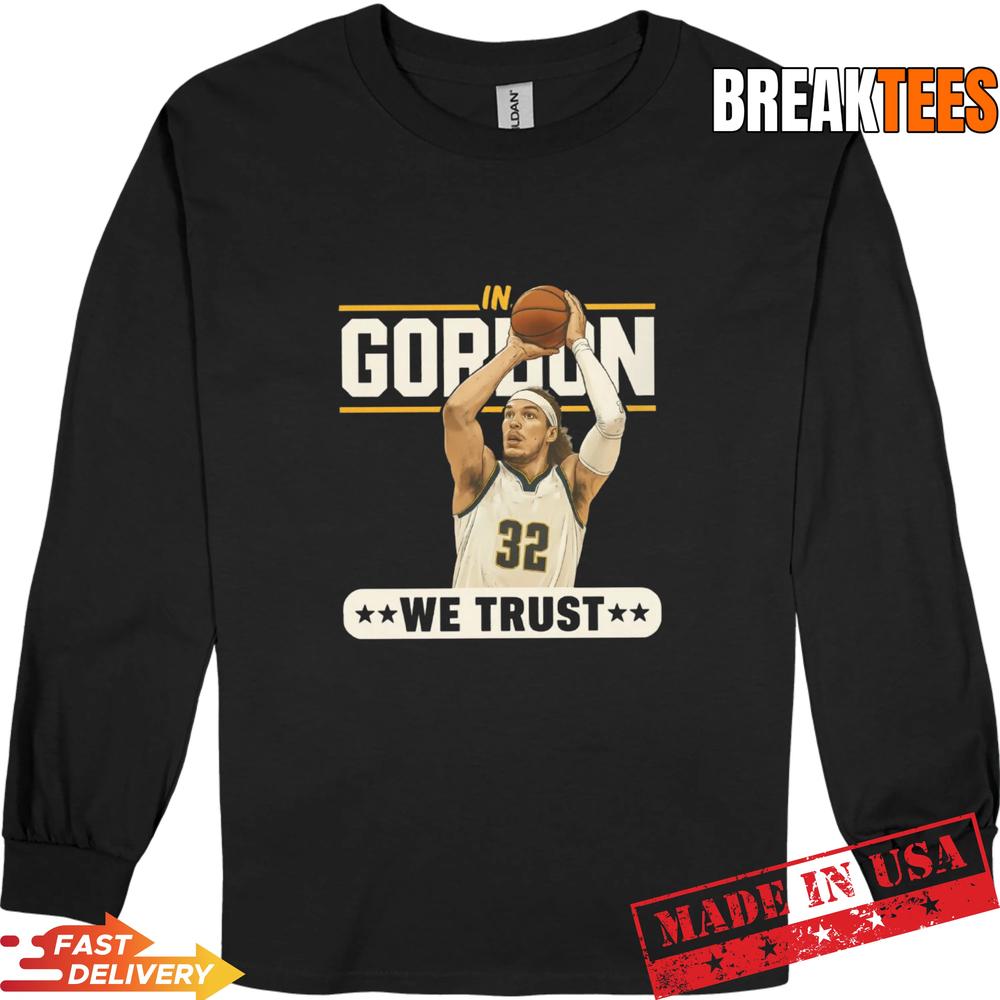 Aaron Gordon #32 We Trust Basketball Graphic Shirt Aaron Gordon #32 We Trust Basketball Graphic Shirt