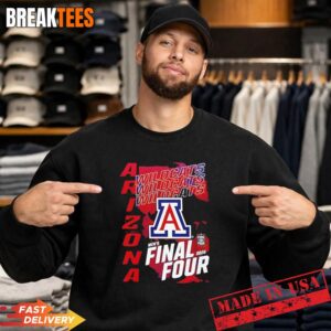 Arizona Wildcats Men's Basketball 2026 Final Four West Regional Champions T-Shirt 1 Arizona Wildcats Men's Basketball 2026 Final Four West Regional Champions Sweatshirt