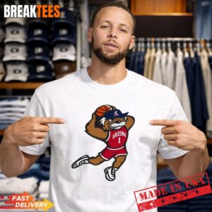 Arizona Wildcats Men’s Basketball Dunk Mascot Shirt