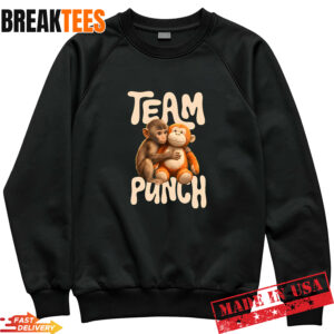 Baby Monkey Punch Team Cute Meme Animal Graphic Fan Sweatshirt