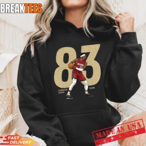 Bam Adebayo #13 Career High 83 Miami Basketball Graphic Hoodie.jpg