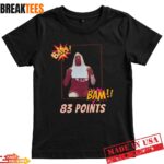 Bam Adebayo Historic 83 Point Night T Shirt