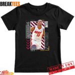 Bam Adebayo Miami Basketball Paper Poster T Shirt