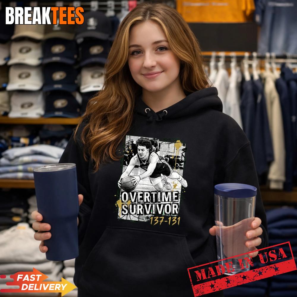 Brandin Podziemski Overtime Survivor 137-131 Basketball Graphic Shirt Brandin Podziemski Overtime Survivor 137-131 Basketball Graphic Shirt