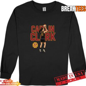 Caitlin Clark Basketball Cartoon Fan Long Sleve.jpg