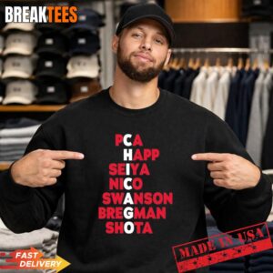 Chicago Cubs player names 2026 PCA Happ Seiya Nico Swanson Bregman Shota Shirt 1 Chicago Cubs player names 2026 PCA Happ Seiya Nico Swanson Bregman Shota Sweatshirt