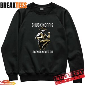 Chuck Norris Legend Never Dies Minimal Vector Tribute Fan Sweatshirt.jpg