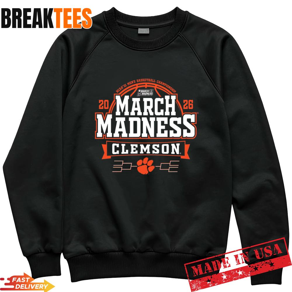 Clemson Tigers March Madness 2026 NCAA Basketball Fan T-Shirt Clemson Tigers March Madness 2026 NCAA Basketball Fan T-Shirt