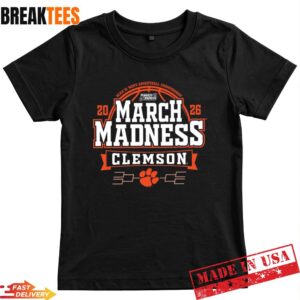 Clemson Tigers March Madness 2026 NCAA Basketball Fan T-Shirt