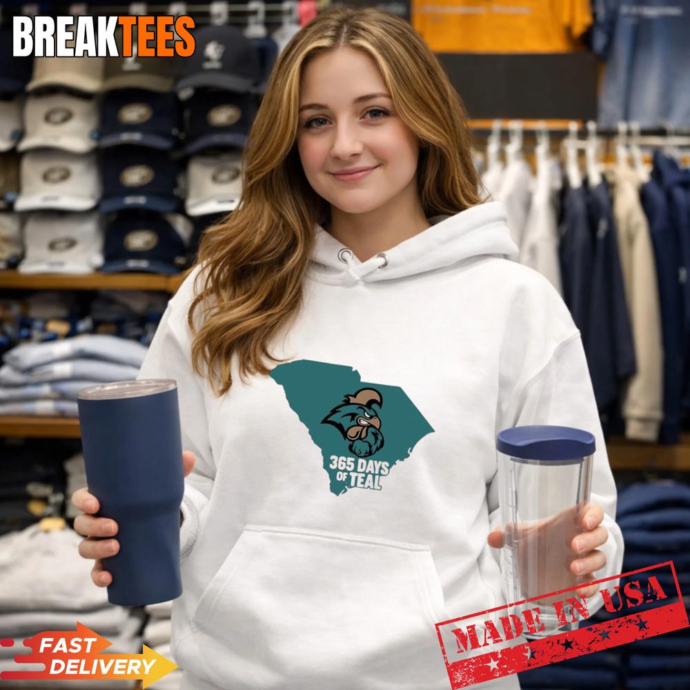 Coastal Carolina 365 Days Of Teal Mascot T-Shirt Coastal Carolina 365 Days Of Teal Mascot T-Shirt