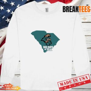 Coastal Carolina 365 Days Of Teal Mascot T-Shirt 2 Coastal Carolina 365 Days Of Teal Mascot Long Sleve.jpg