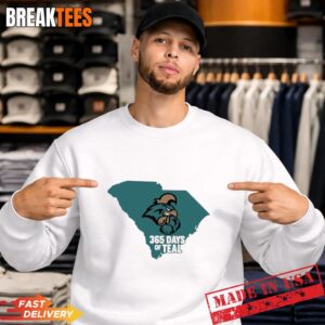 Coastal Carolina 365 Days Of Teal Mascot T-Shirt 1 Coastal Carolina 365 Days Of Teal Mascot Sweatshirt.jpg