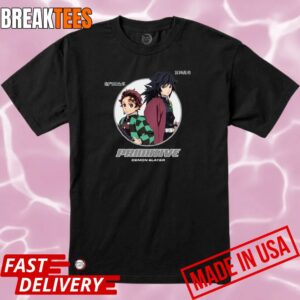Demon Slayer x Primitive Tanjiro Kamado & Giyu Tomioka T-Shirt