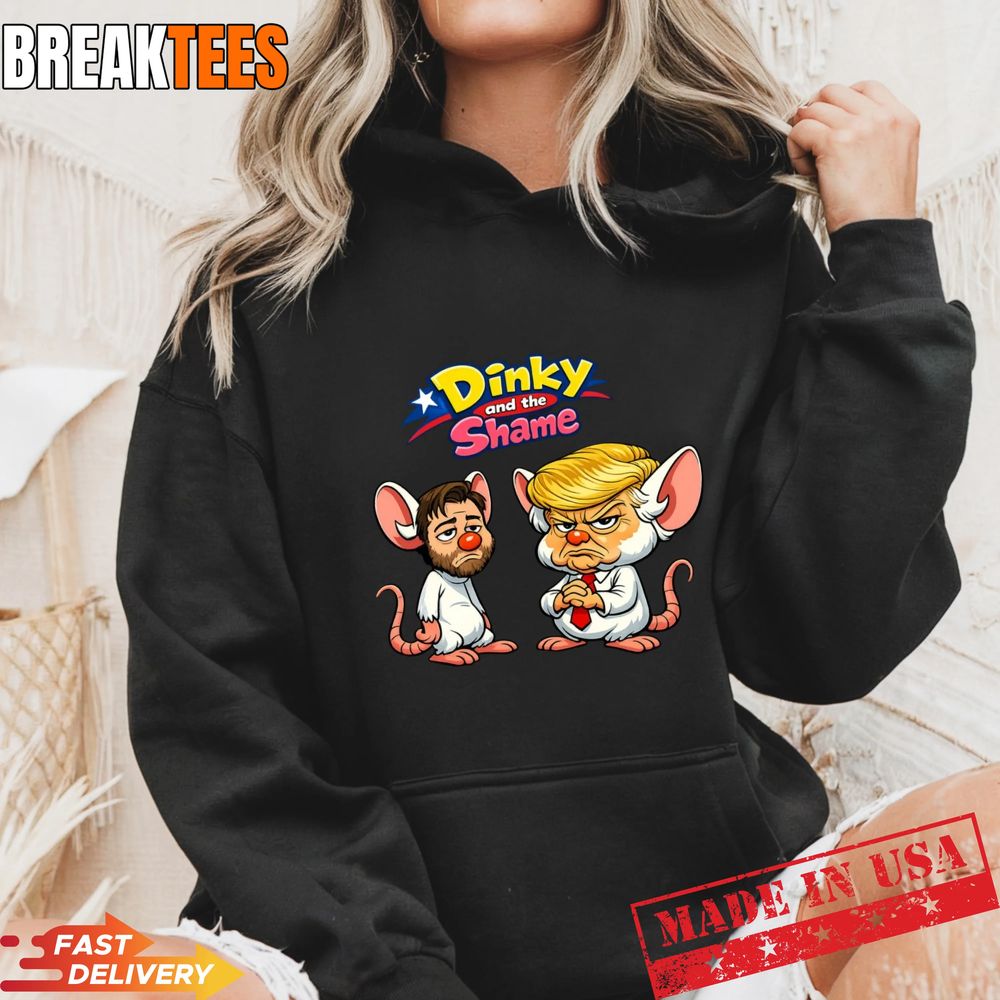 Dinky and the Shame Political Humor T-Shirt Dinky and the Shame Political Humor T-Shirt