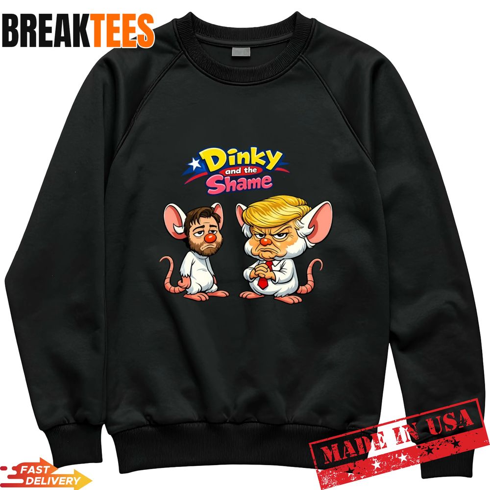 Dinky and the Shame Political Humor T-Shirt Dinky and the Shame Political Humor T-Shirt