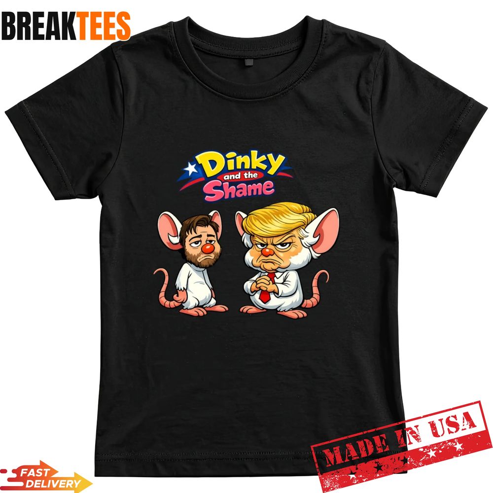 Dinky and the Shame Political Humor T-Shirt Dinky and the Shame Political Humor T-Shirt
