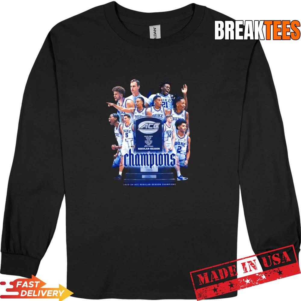 Duke Basketball 2025-26 ACC Regular Season Champions Fan T-Shirt Duke Basketball 2025-26 ACC Regular Season Champions Fan T-Shirt
