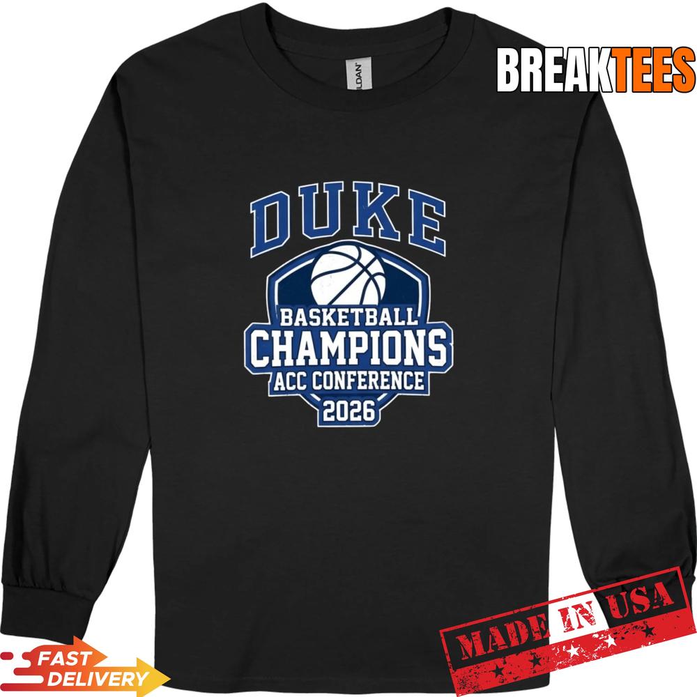 Ultimate Duke Basketball ACC Conference Champions 2026 T-Shirt Ultimate Duke Basketball ACC Conference Champions 2026 T-Shirt