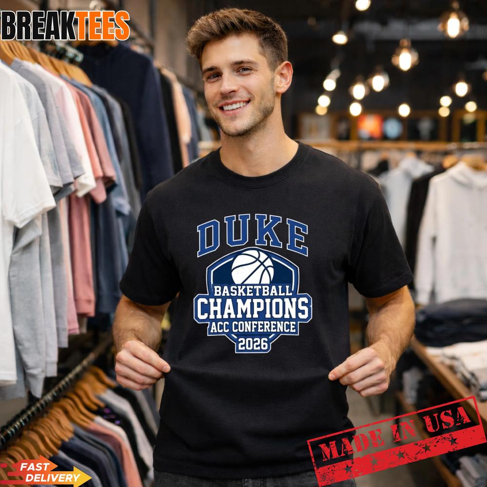 Ultimate Duke Basketball ACC Conference Champions 2026 T-Shirt Ultimate Duke Basketball ACC Conference Champions 2026 T-Shirt