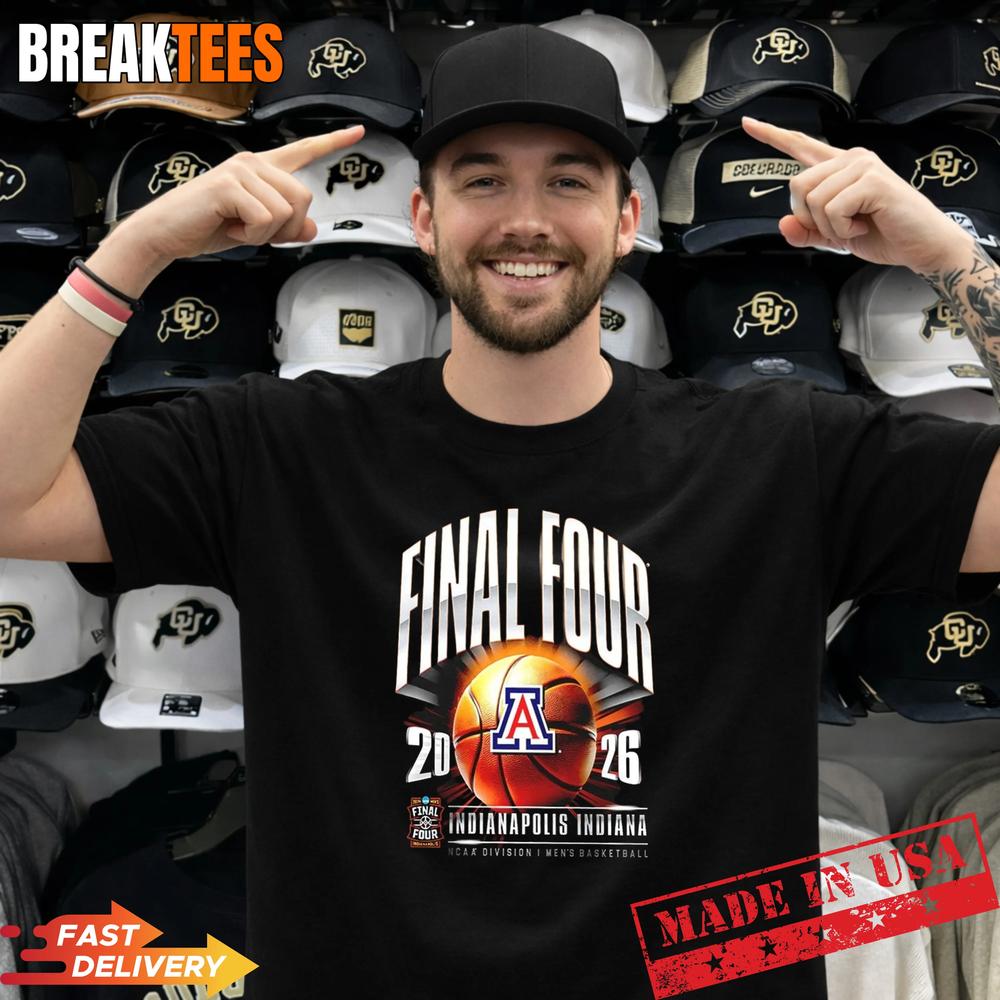 Final Four Arizona Wildcats 2026 NCAA Men’s Basketball Indianapolis Indiana Shirt Final Four Arizona Wildcats 2026 NCAA Men’s Basketball Indianapolis Indiana Shirt