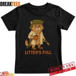 Funny Litters Full Cat Lovers Christmas Shirt