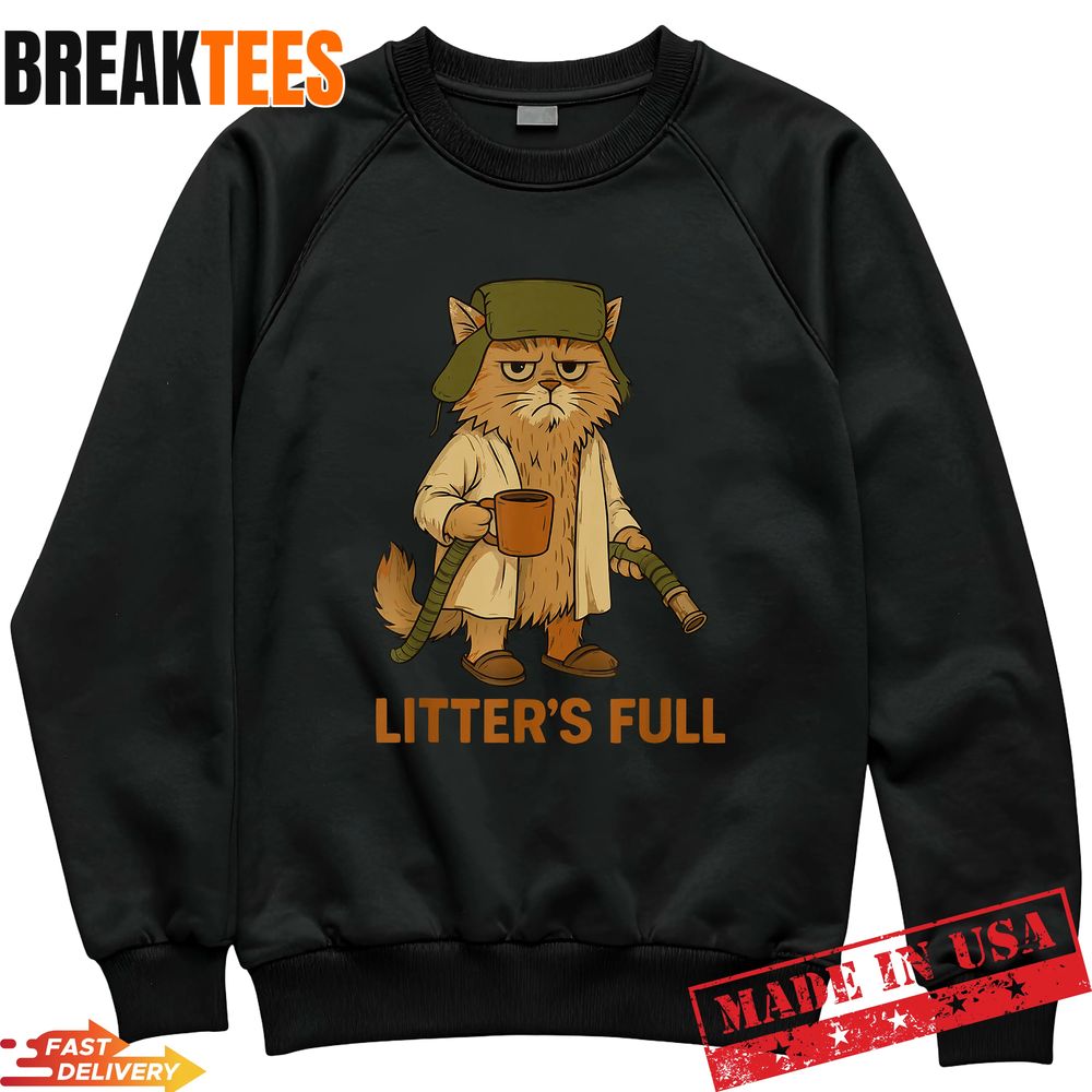 Funny Litters Full Cat Lovers Christmas Shirt Funny Litters Full Cat Lovers Christmas Shirt