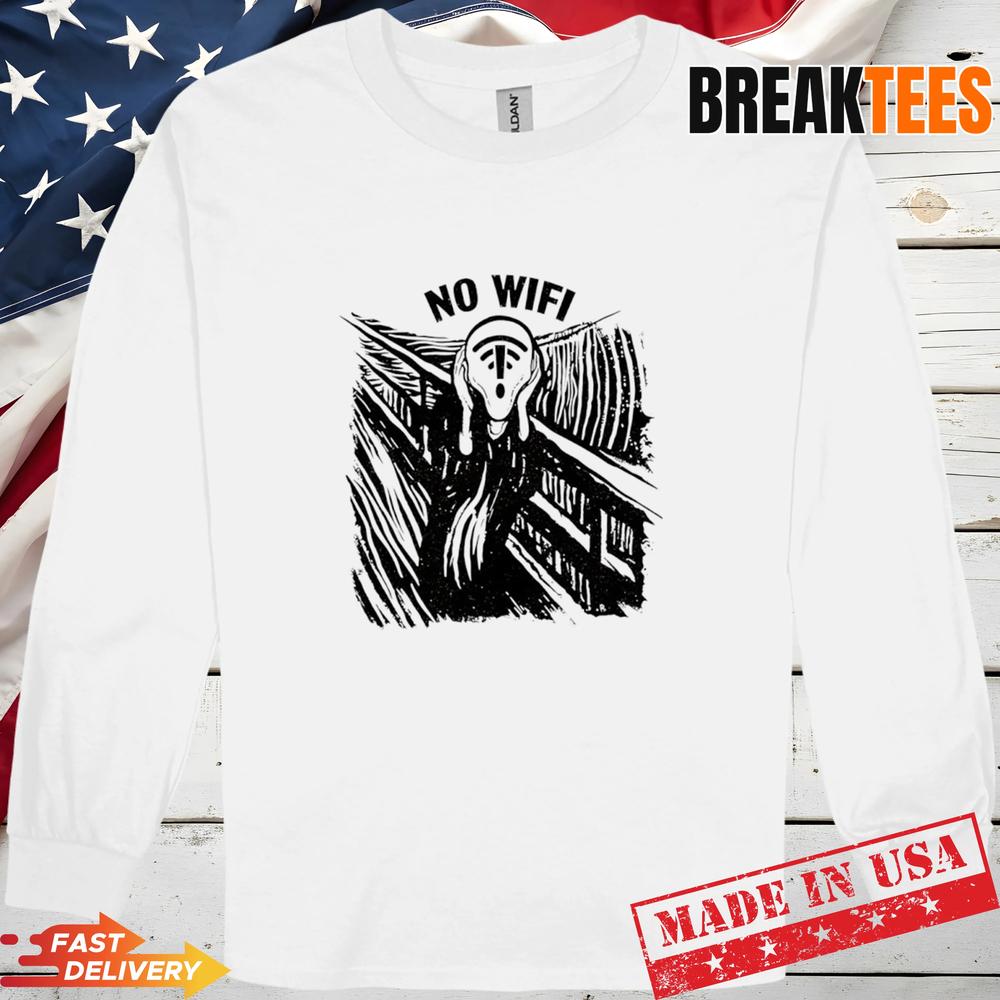 Ghost No WifI Graphic T-Shirt Ghost No WifI Graphic T-Shirt