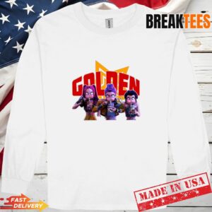 Golden Huntrix Ramen Eating Shirt - Funny KPop Demon Hunters Anime Tee 2 Golden Huntrix Ramen Eating Shirt Funny KPop Demon Hunters Anime Long Sleve