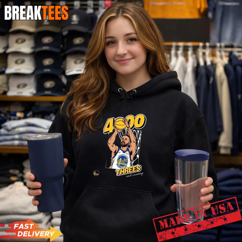 Golden State Warriors Stephen Curry 4000 Threes Shirt Golden State Warriors Stephen Curry 4000 Threes Shirt