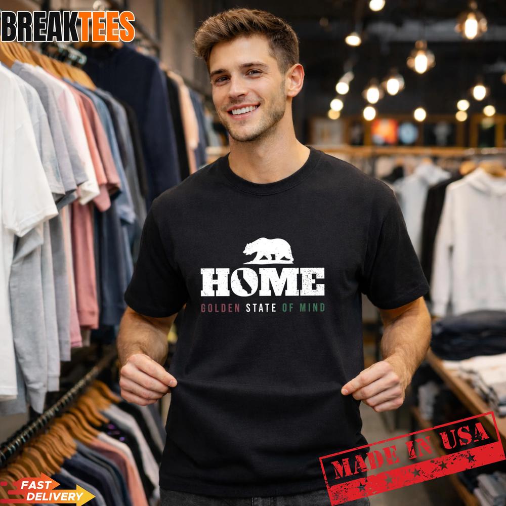 Golden State of Mind California Bear Home T-Shirt Golden State of Mind California Bear Home T-Shirt