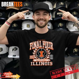 Illinois Illini Final Four 2026 Men’s Basketball Vintage T-Shirt – Premium Fan Gear