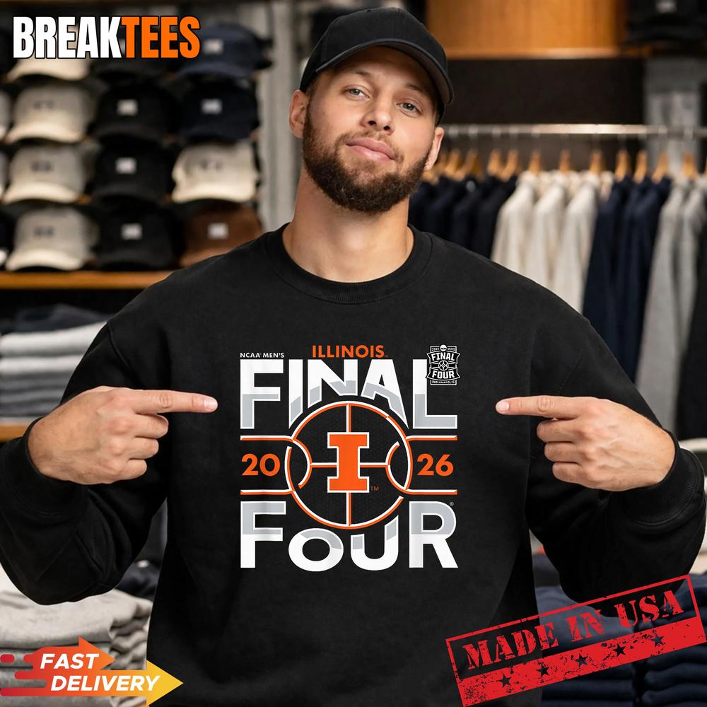 Illinois Illini Final Four 2026 Men’s March Madness Vibes T-Shirt Illinois Illini Final Four 2026 Men’s March Madness Vibes T-Shirt