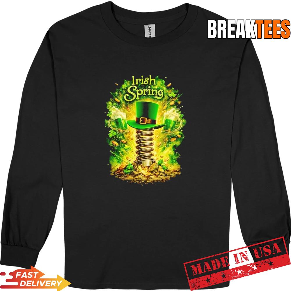 Irish Spring Leprechaun Hat And Gold Coin Graphic Shirt Irish Spring Leprechaun Hat And Gold Coin Graphic Shirt