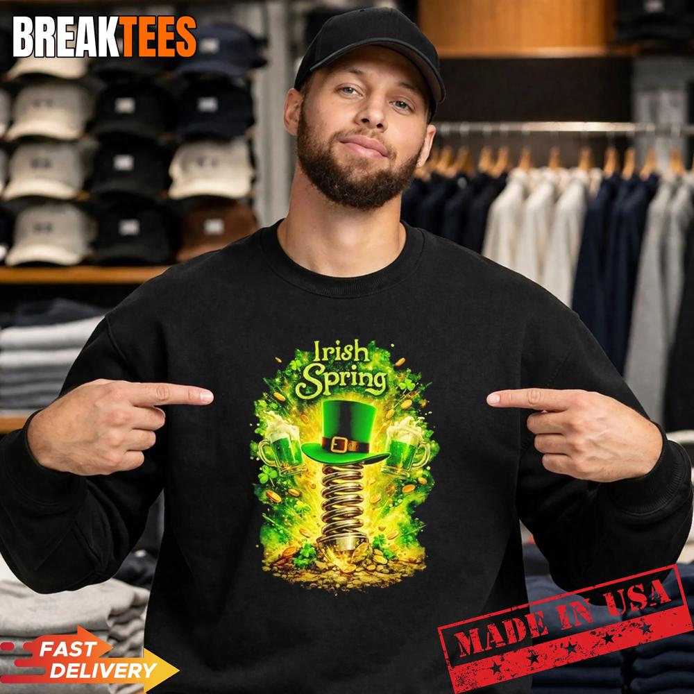 Irish Spring Leprechaun Hat And Gold Coin Graphic Shirt Irish Spring Leprechaun Hat And Gold Coin Graphic Shirt