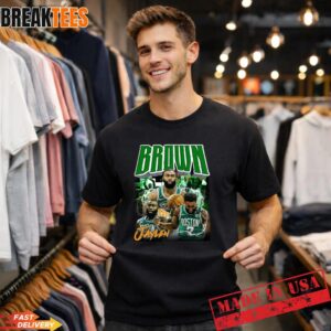 Jaylen Brown Boston Celtics Baseball Vintage 90s Retro Style T-Shirt