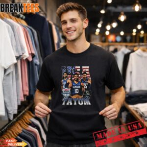 Jayson Tatum Team USA Basketball Streetwear Fan T-Shirt