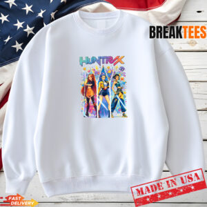 Kpop Demon Hunters HUNTRX Shirt - Cyberpunk Neon Anime Graphic Tee - Trendy Harajuku K-Pop Apparel 3 Kpop Demon Hunters HUNTRX Shirt Cyberpunk Neon Anime Graphic Tee Trendy Harajuku K Pop Apparel Sweatshirt