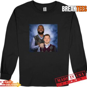 Lebron James and Luka Doncic Step Brothers LA Lakers Basketball T-Shirt 2 Lebron James and Luka Doncic Step Brothers LA Lakers Basketball Long Sleve.jpg