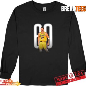 Luka Doncic 60 PTS Los Angeles Lakers Shirt Black Fan Apparel Long Sleve.jpg