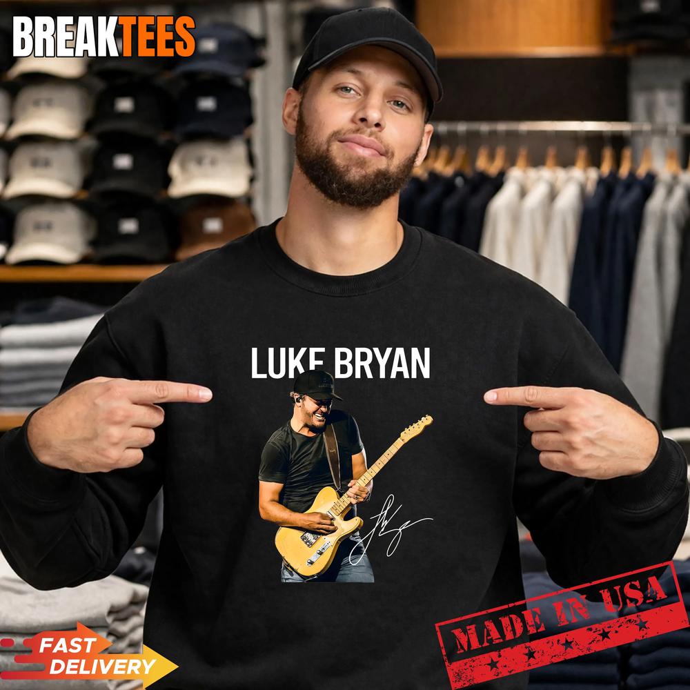Luke Bryan Concert Graphic T-Shirt for Fans Luke Bryan Concert Graphic T-Shirt for Fans