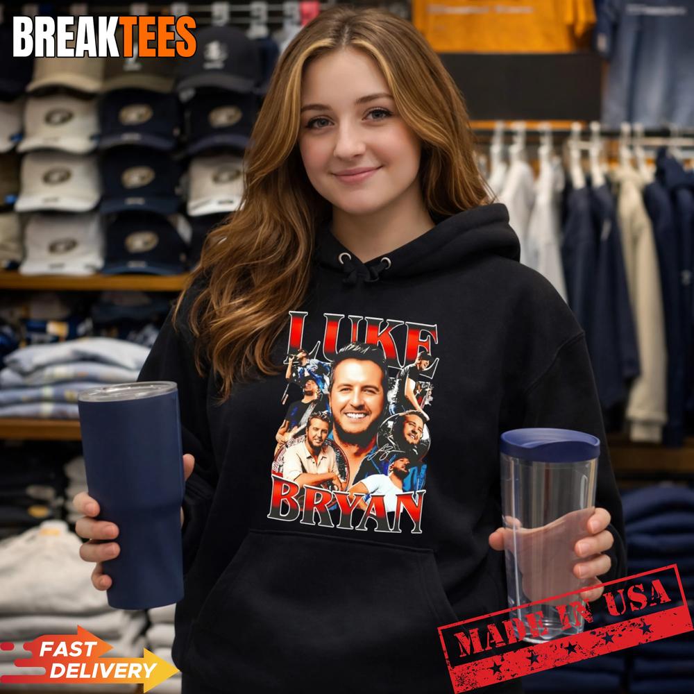 Luke Bryan Shirt Vintage Country Music Graphic Tee for Fans Luke Bryan Shirt Vintage Country Music Graphic Tee for Fans