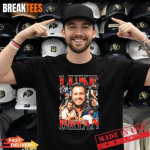 Luke Bryan Shirt Vintage Country Music Graphic Tee for Fans