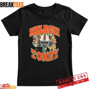 Malachi Toney Vintage Miami Hurricanes Football T-Shirt – Retro Fan Tee