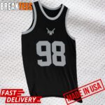 Maxx Crosby Logo Basketball Jersey Front