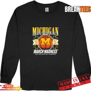 Michigan Wolverines Basketball Champions March Madness 2026 Fan Long Sleve.jpg
